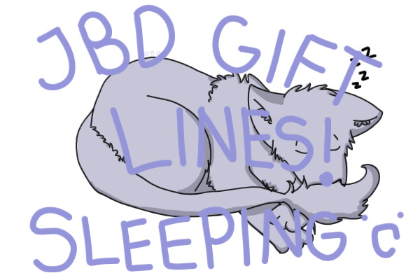 Sleeping JBD gift lines c: