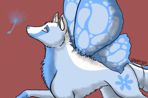 Blue Flower BWolf :)