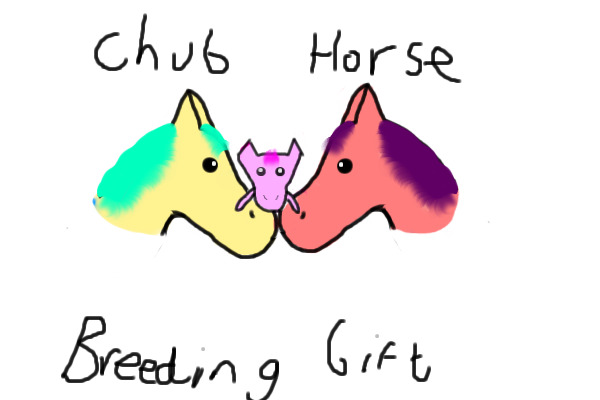 Chub horse gift art