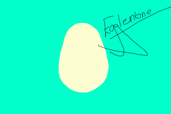 A chicken (egg) drawing