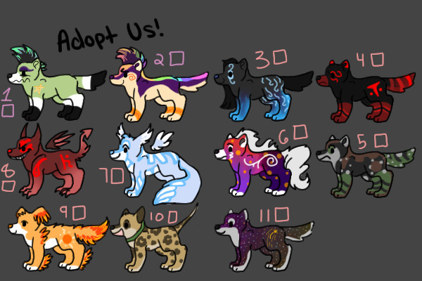 Designs for sale.