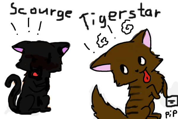 Tigerstar meets scourge!!!