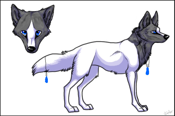 (the blue things are feathers)