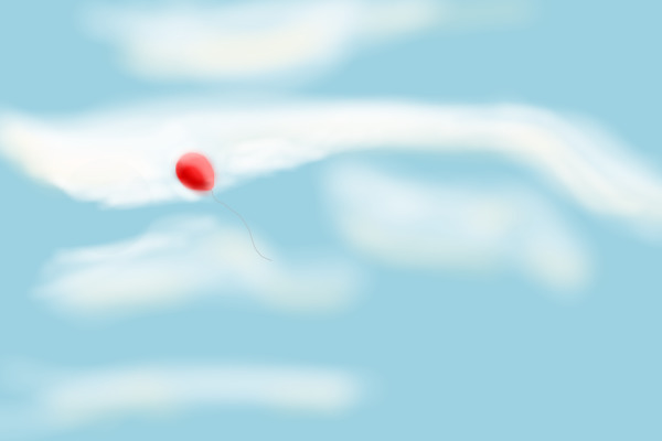 Balloon in the sky V2