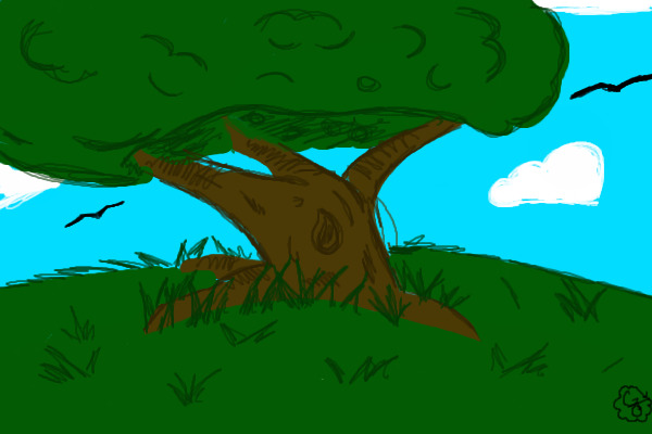 tree scene