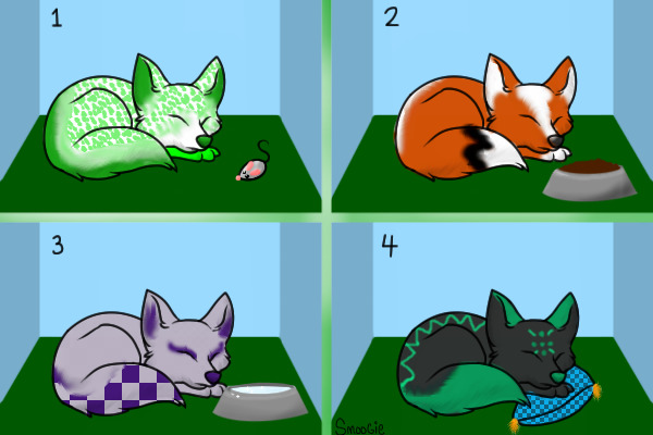 Free foxes set 2