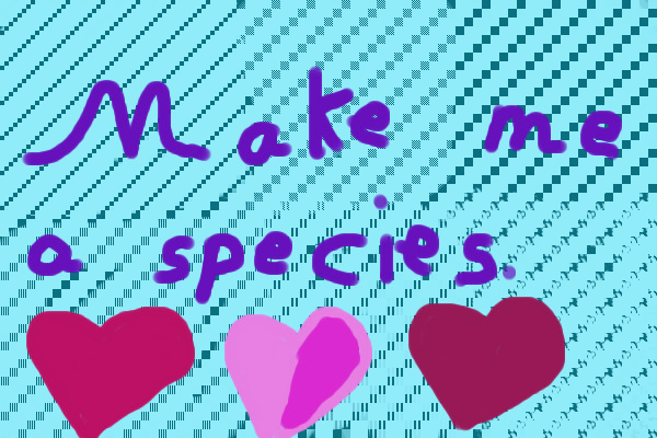 Make Me A Species Lineart Offering Old Pets and Rares