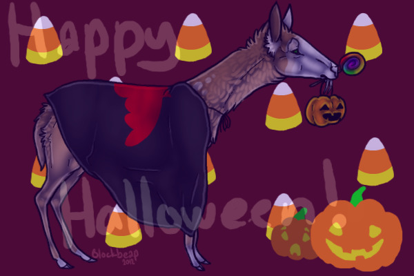 Halloween Costume Deer Lines
