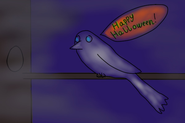 Halloween Bird 2- Adopt a Bird