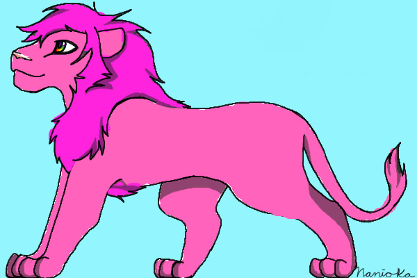 Pink Lion
