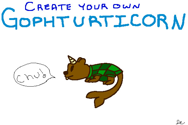 Create a Gophturticorn!