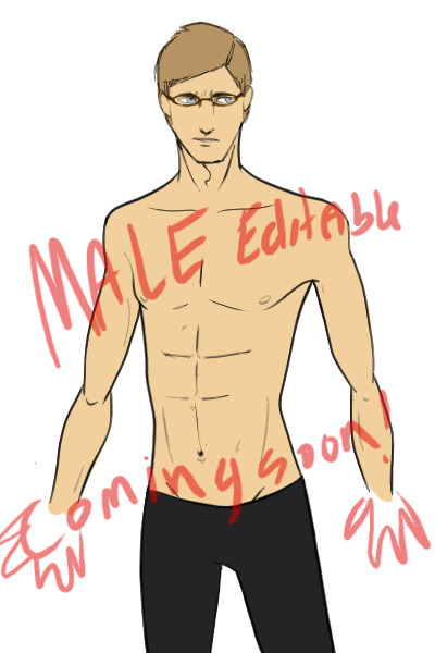 Male Editable; Coming Soon!