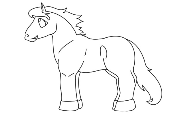 chibi horse :3