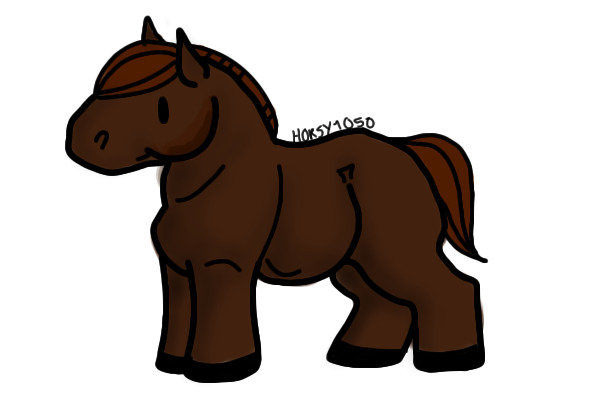 Phuc as a chibi horse/pony