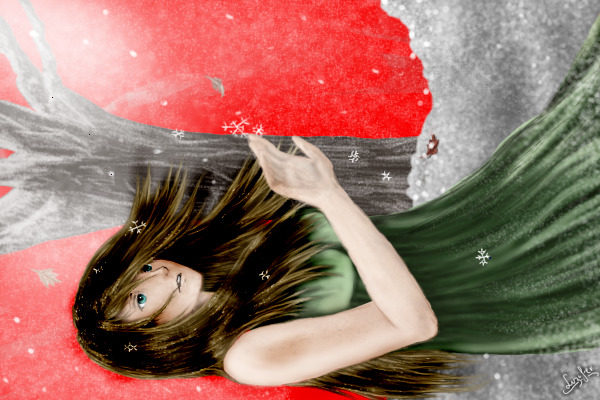 i changed the back ground and hair colour