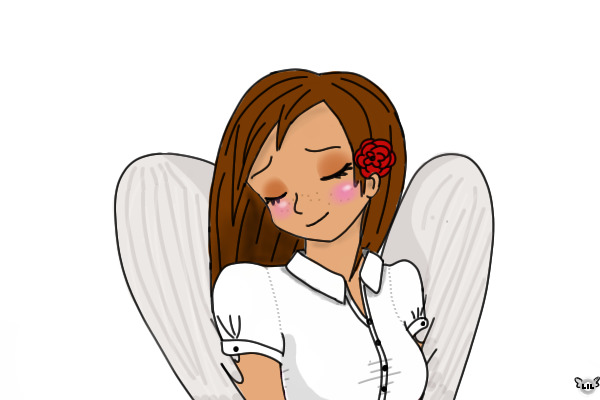 Blushing Angel