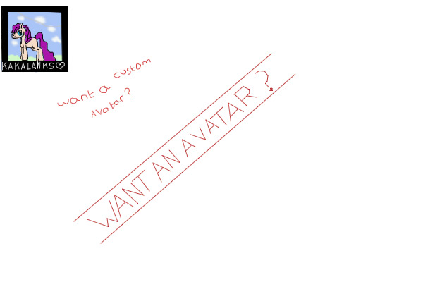 do you want a custom avatar?