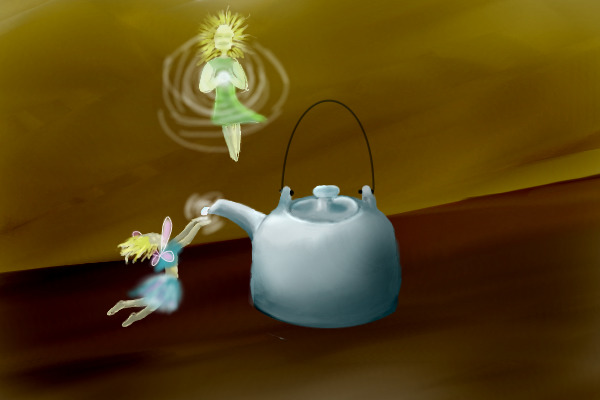 fairys and a teapot