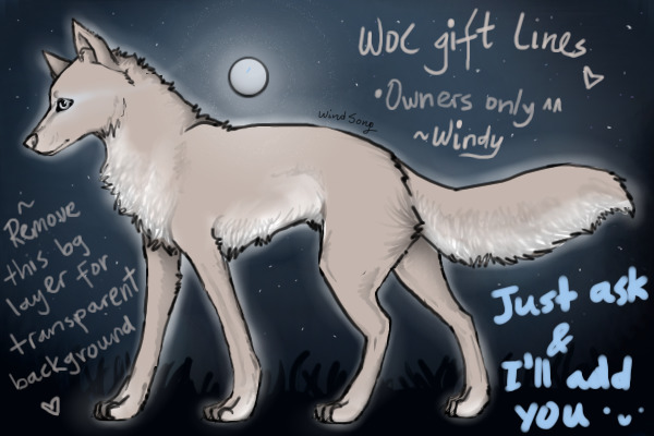 Wolves of Creation ~gift lines
