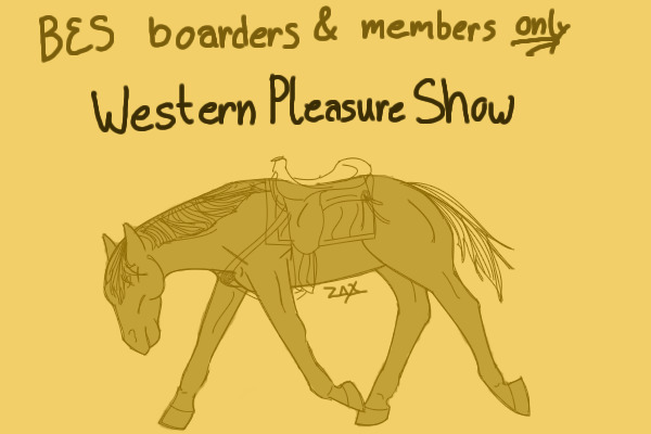 winners anounced! Western Pleasure Show