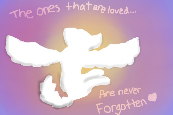 the ones that are loved are never forgotten <3