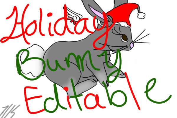 Holiday Bunny Ediable