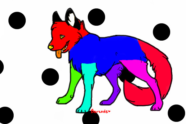 *Rainbow Wolf*