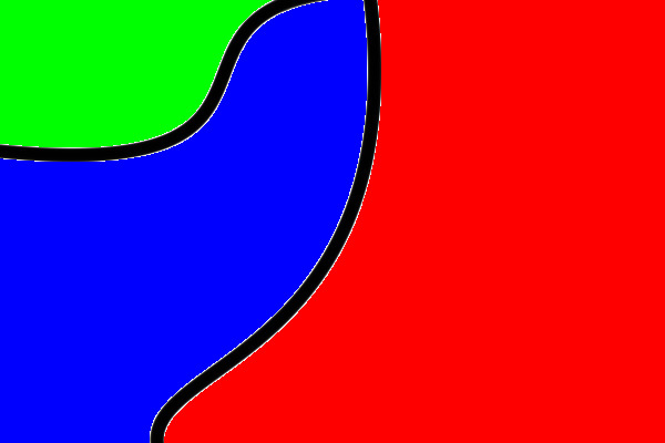 Red,Green and blue