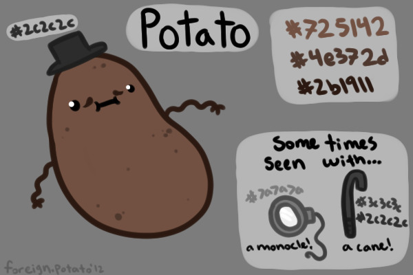 { Potato's Reference }