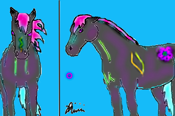 horsey portrait