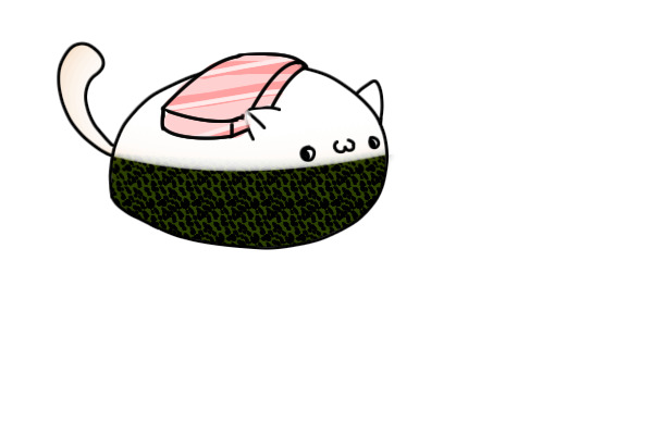 Sushi cat!