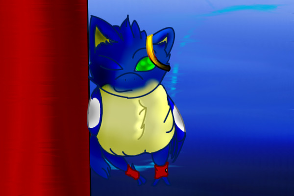 Sonic Rune is totally not posing or anything....