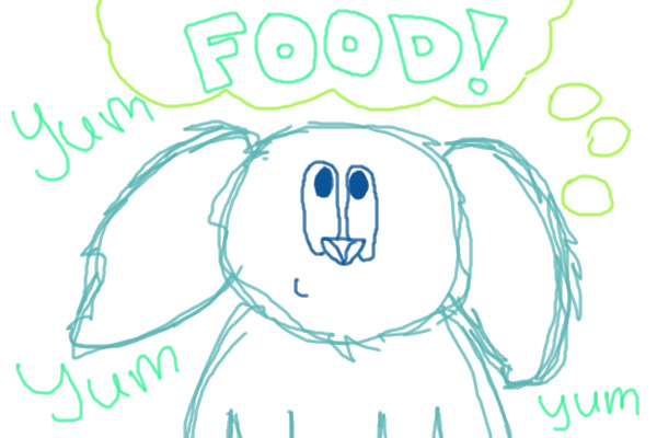 Doggy wants food