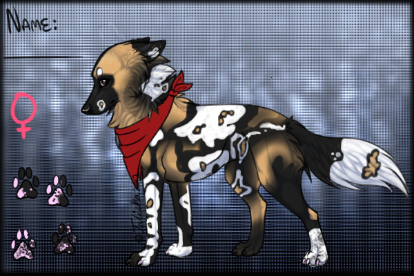 Luotettava-African wild painted dog