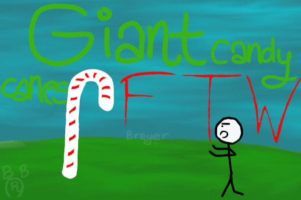 Giant Candy Canes FTW