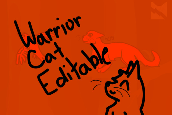 Warrior Cat Editable