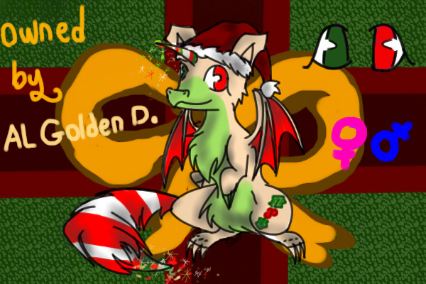 DBD #021 (owned by AL Golden D.) ((special x-mas dragon!!!))