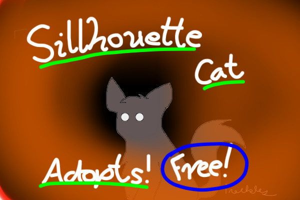 Sillhouette Cat Adopts For Free!