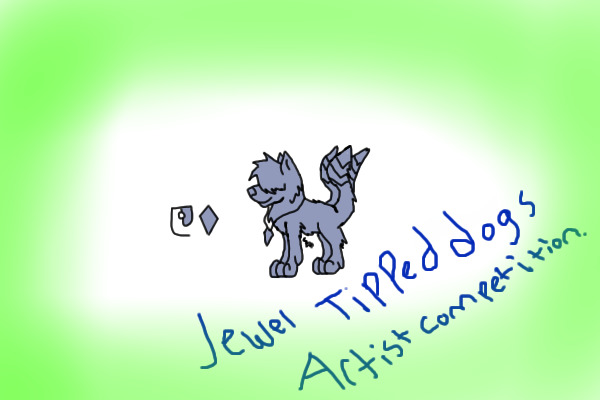 Jewel Tipped Dog Artist Competition