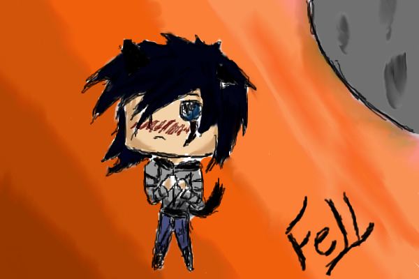 When the Light of the moon shines orange.......I change