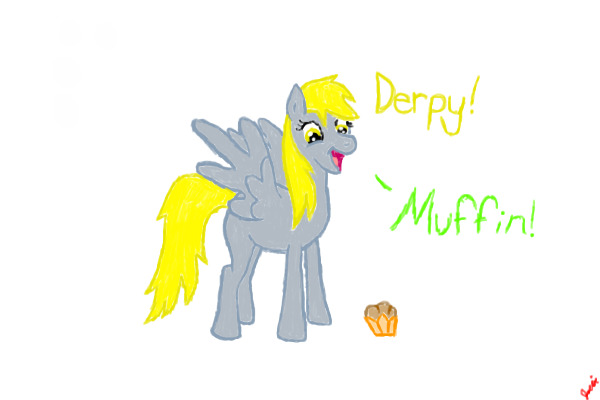 Derpy with a Muffin!