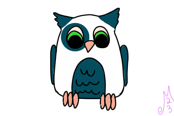 Colored in Owl <3