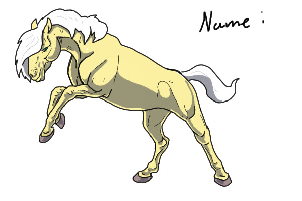 Fluttershy ♥'s Palomino mare