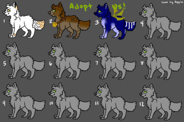 The first litter is still a WIP.