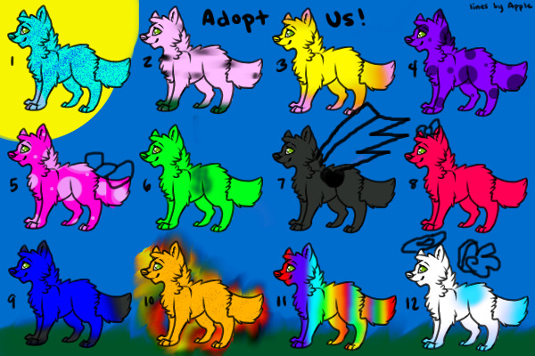 Adopt wolfies FREE