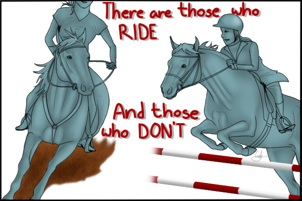 A gift to all horseback riders!