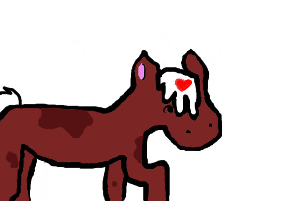 Coloured in PAINT HORSE