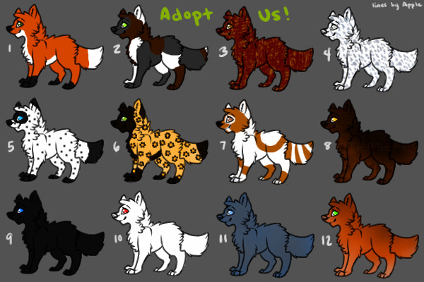 Adoptables Sheet 3 (All Have Been Adopted!)