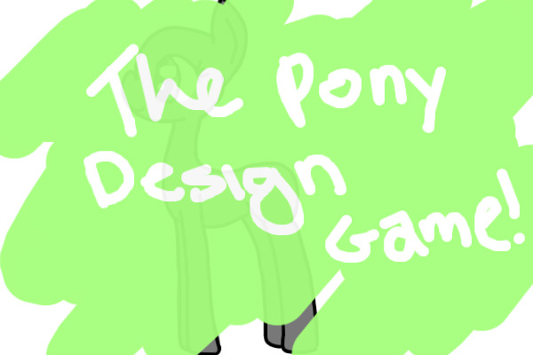 The pony design game!