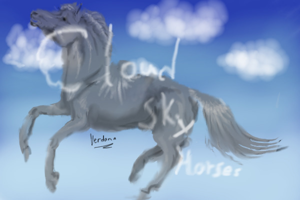 Cloud Sky Horses